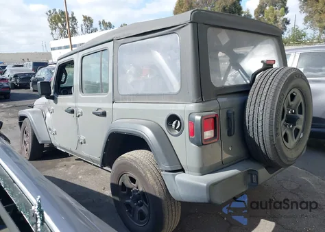 2022 Jeep Wrangler Unlimited Sport 4X4 from USA, damaged, VIN 1C4HJXDG8NW126143
